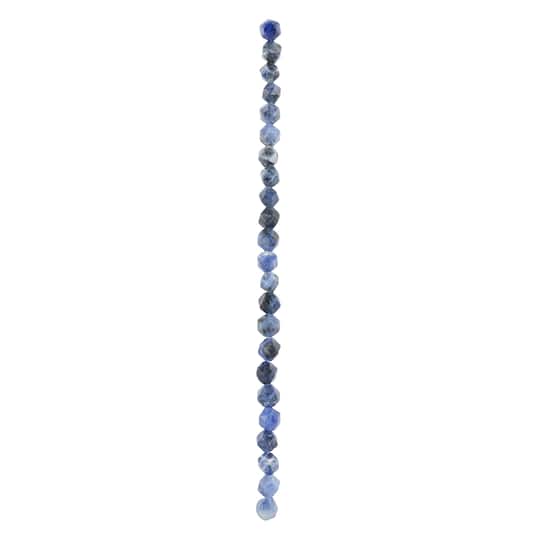 12 Pack: Blue Faceted Sodalite Round Beads, 8mm by Bead Landing™